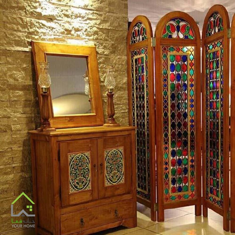 آینه چوبی